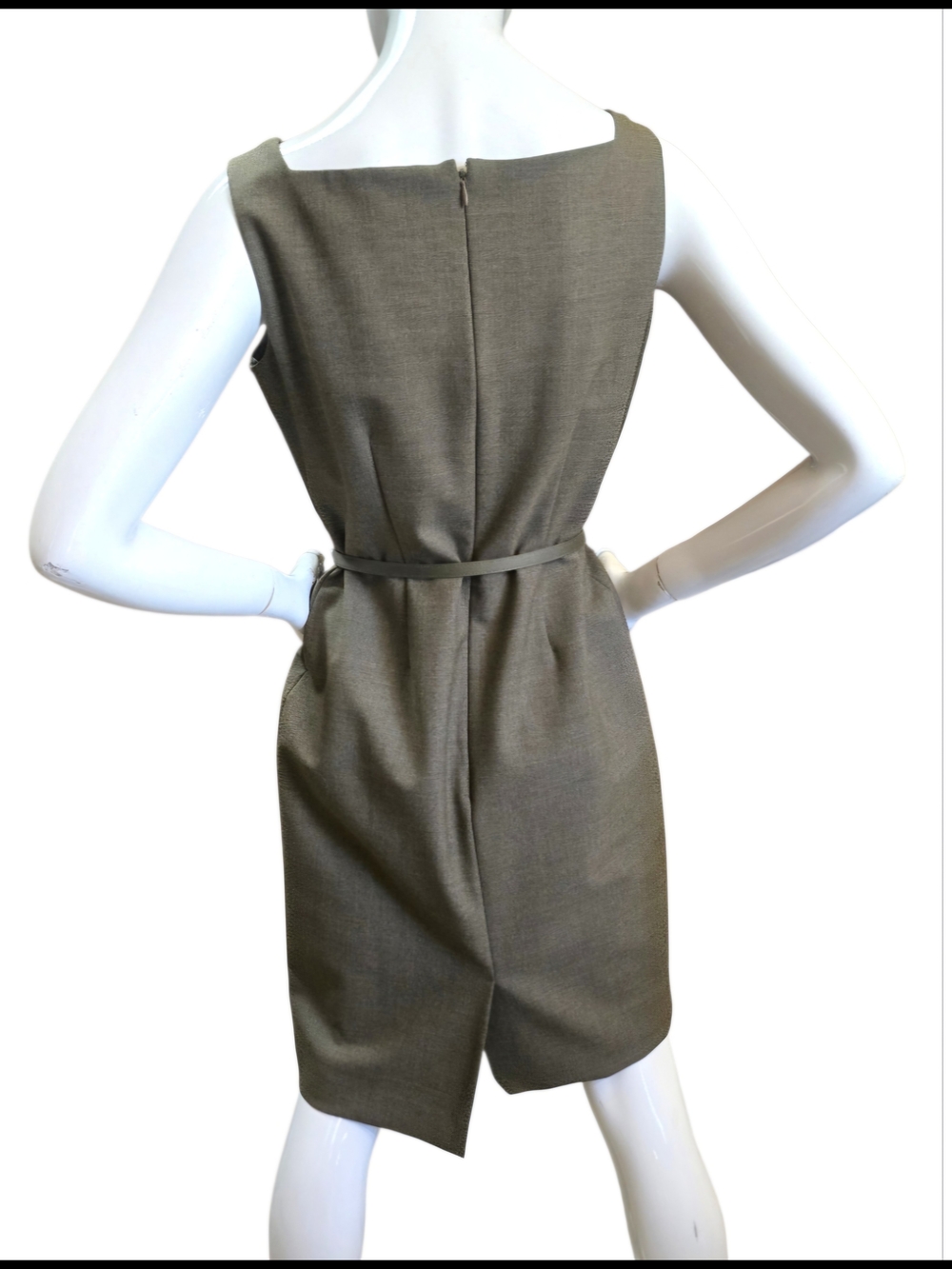 LNWOT Anne Klein Classic Two-Piece Dress Suit in Brown/Olive Green Sz 6 - Picture 5 of 13